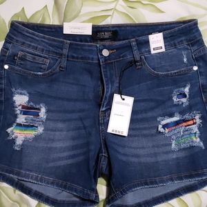 Judy Blue serape patch shorts